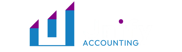 unify accounting white logo